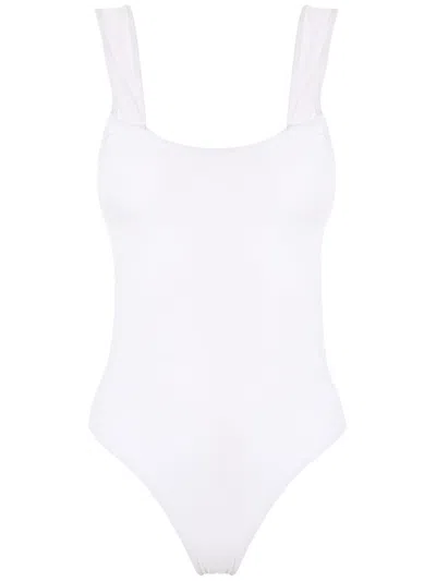 Amir Slama Cut-out One-piece In White