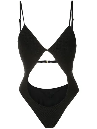 Amir Slama Cut-out Swimsuit In Black