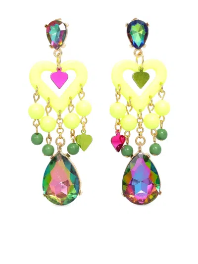 Amir Slama Drop-design Earrings In Gold
