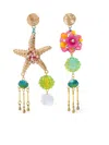 Amir Slama Drop-design Earrings In Gold