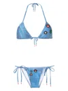 Amir Slama Bikini Mit Patch In Black