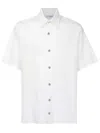 Amir Slama Embroidered Short-sleeve Shirt In White