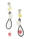 Amir Slama Flor Earrings In Multicolour
