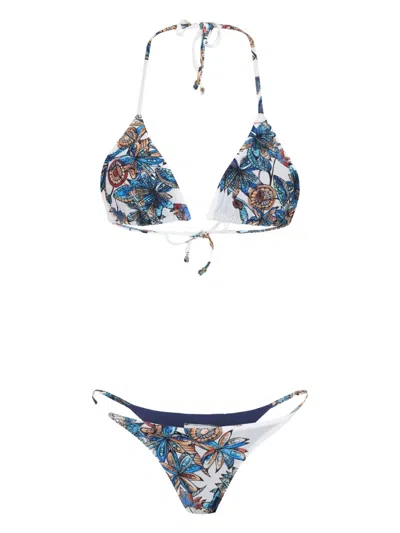 AMIR SLAMA FLORAL-PRINT BIKINI