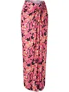 Amir Slama Floral-print Pareo In Pink