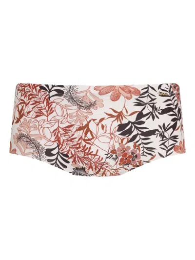 AMIR SLAMA FLORAL-PRINT SWIM BRIEFS