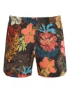 Amir Slama Floral-print Swim Shorts In Multi
