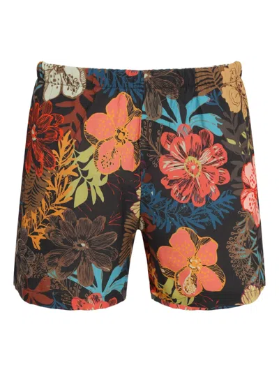 Amir Slama Floral-print Swim Shorts