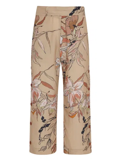 Amir Slama Floral-print Trousers