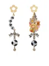 Amir Slama Football Drop Earrings In Multicolour