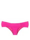 Amir Slama Gathered Low-waisted Bikini Bottoms In Pink
