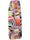 AMIR SLAMA GEOMETRIC-PRINT MAXI SKIRT