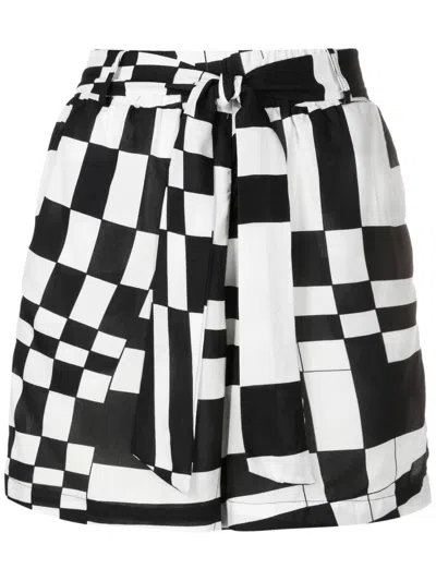 Amir Slama Shorts Mit Geometrischem Print In Black