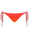 Amir Slama Gradient Bikini Bottom In Red