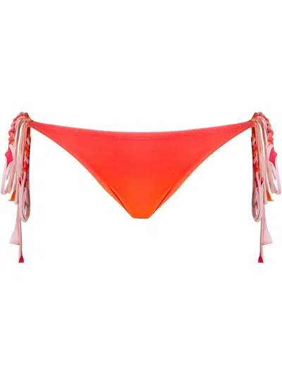 Amir Slama Gradient Bikini Bottom In Red
