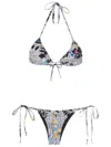 Amir Slama Graphic-print Bikini Set In Multicolour