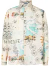 Amir Slama Graphic-print Button-up Shirt In Multicolour