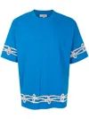 Amir Slama Graphic-print Cotton T-shirt In Blue