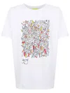 Amir Slama Graphic-print Cotton T-shirt In White
