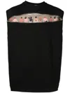 Amir Slama Graphic-print Cotton Tank Top In Black