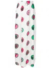 Amir Slama Maxirock Mit Grafischem Print In White