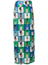 Amir Slama Midirock Mit Grafischem Print In Blue