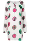 Amir Slama Kleid Mit Print In White