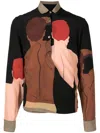 Amir Slama Graphic-print Silk Shirt In Brown