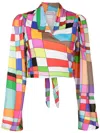 Amir Slama Bluse Mit Grafischem Print In Multicolour