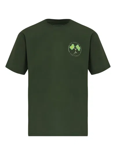 Amir Slama Graphic-print T-shirt In Green