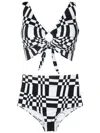 Amir Slama Bikini Mit Print In Black