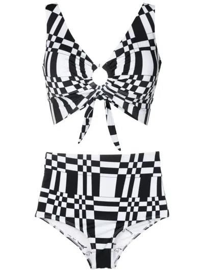 Amir Slama Bikini Mit Print In Black
