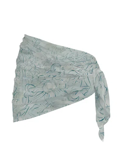 Amir Slama Graphic-printed Pareo In Animal Print