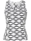 Amir Slama Gym Graphic-print Tank Top In White
