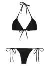 Amir Slama Halterneck Triangle Bikini In Black