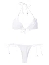 Amir Slama Halterneck Triangle Bikini In White
