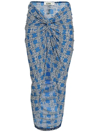 Amir Slama Knot-detailing Cover-up In Blue