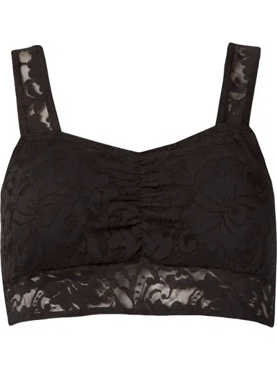 Amir Slama Lace-design T-shirt Bra In Black