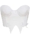 Amir Slama Lace-detail Top In White