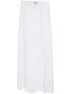 Amir Slama Lace Maxi Skirt In White