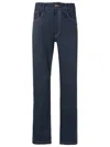 Amir Slama Logo-patch High-rise Straight-leg Jeans In Blue
