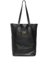 Amir Slama Logo-plaque Tote Bag In Black