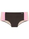 Amir Slama Tief Sitzende Badehose In Brown