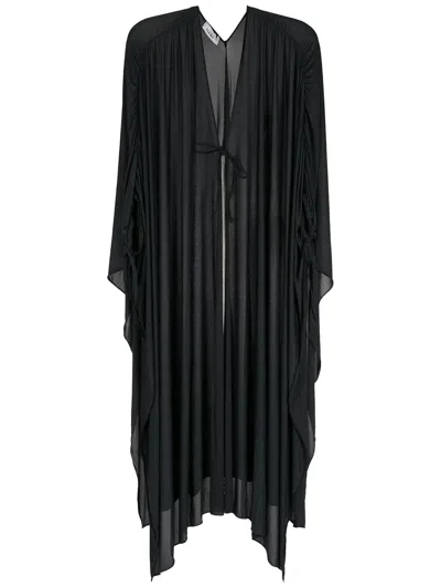Amir Slama Midi Beach Dress In Black