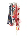 Amir Slama Multi-chain Beaded Bracelet In Multicolour