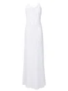 Amir Slama Open-knit Maxi Dress In White