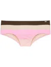 Amir Slama Badehose Mit Kontrasteinsatz In Pink