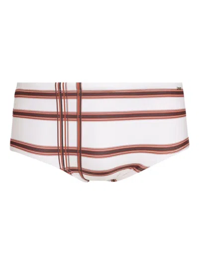 Amir Slama Plaid-pattern Swim Briefs