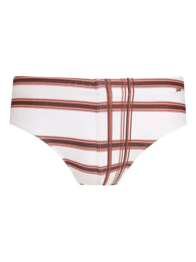 Amir Slama Plaid-print Swim Briefs