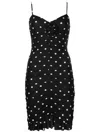 Amir Slama Minikleid Mit Polka Dots In Black
